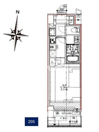 エスレジデンス錦糸町パークサイドの物件間取画像